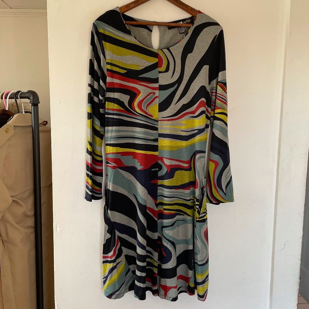 Desigual Dress by Christian Lacroix Onamon style - XL - like a work of ART! - Picture 2 of 7